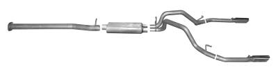 Gibson Performance Exhaust - Dual Split, Stainless Cat-Back Performance Exhaust #65673