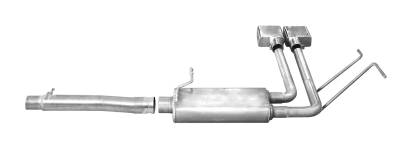 Gibson Performance Exhaust - Super Truck, Stainless Cat-Back Performance Exhaust #65675