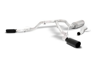 Gibson Performance Exhaust - 21-22 Tahoe, Yukon 5.3L ,Black Elite Dual Extreme , Cat Back Performance Exhaust #65683B