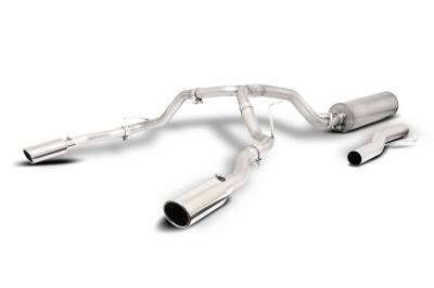 Gibson Performance Exhaust - 21-24 Yukon XL Denali, Suburban 6.2L, Dual Split Exhaust, Stainless #65716