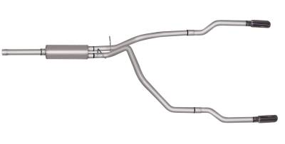 Gibson Performance Exhaust - Dual Split, Stainless Cat-Back Performance Exhaust #66503