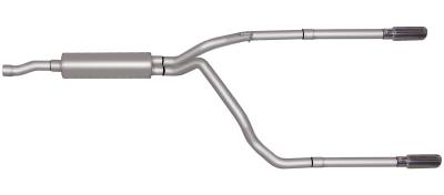 Gibson Performance Exhaust - Dual Split, Stainless Cat-Back Performance Exhaust #66520
