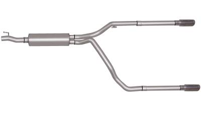 Gibson Performance Exhaust - Dual Split, Stainless Cat-Back Performance Exhaust #66524