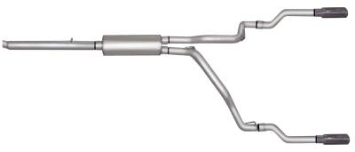 Gibson Performance Exhaust - Dual Split, Stainless Cat-Back Performance Exhaust #66539