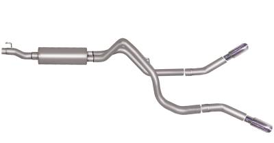 Gibson Performance Exhaust - Dual Extreme, Stainless Cat-Back Performance Exhaust #66550