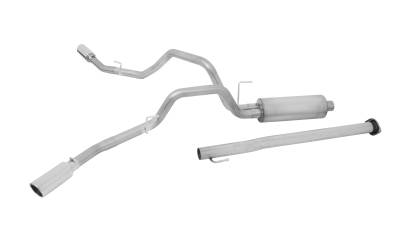 Gibson Performance Exhaust - 15-20 Ford F150 2.7L, 3.5L,5.0L, Dual Extreme, Stainless Cat-Back Performance Exhaust #69021