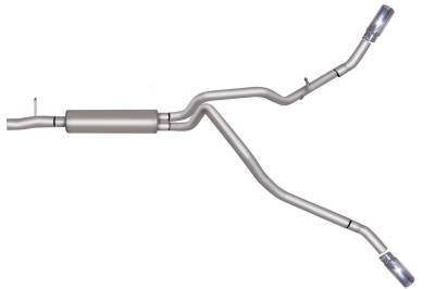 Gibson Performance Exhaust - Dual Extreme, Stainless Cat-Back Performance Exhaust #69115