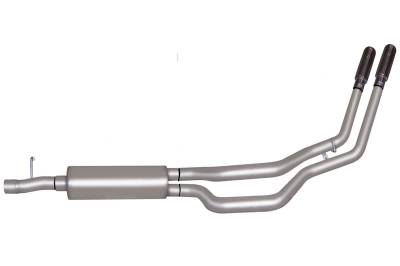 Gibson Performance Exhaust - 11-16 Ford F250HD/F350HD 6.2L Pickup, Dual Sport, Stainless Cat-Back Performance Exhaust #69124