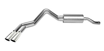 Gibson Performance Exhaust - 87-96 Ford F150 4.9L-5.0L, Dual Sport, Stainless Cat-Back Performance Exhaust #69800
