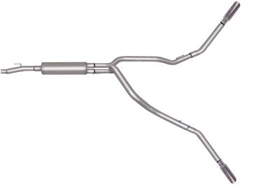 Gibson Performance Exhaust - 04-08 Ford F150 4.6L-5.4L, Dual Extreme, Aluminized Cat-Back Performance Exhaust #9008