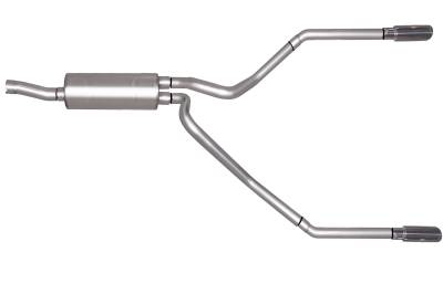 Gibson Performance Exhaust - Dual Split, Aluminized Cat-Back Performance Exhaust #9505