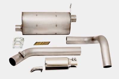 Gibson Performance Exhaust - 05-15 Ford Class A  Motorhome, F53 Chassis, 6.8L V-10L Gas, Single Stainless Cat-Back Performance Exhaust #956012S
