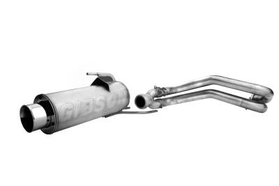 Gibson Performance Exhaust - 08-14 Polaris Ranger RZR 800/800S, Single Stainless  #98001