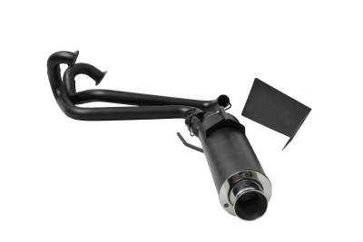 Gibson Performance Exhaust - 08-14 Polaris Ranger RZR 800/800S, Single Black Ceramic #98002