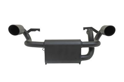 Gibson Performance Exhaust - 2015 Polaris RZR 900S, Dual Black Ceramic #98024