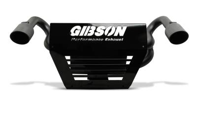Gibson Performance Exhaust - 16-23 Polaris RZR XP Turbo, Dual Black Ceramic #98026