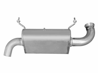 Gibson Performance Exhaust - 18-23 Polaris RZR XP Turbo Single Stainless  #98027