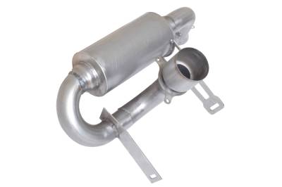 Gibson Performance Exhaust - 17-25 Can Am Maverick  X3 Single Muffler, Stainless #98031