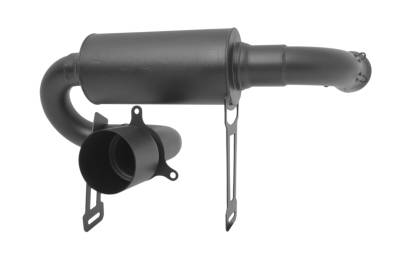 Gibson Performance Exhaust - 17-25 Can-Am Maverick  X3 Single Muffler, Black Ceramic #98032