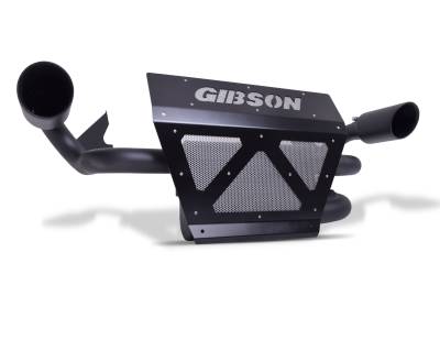 Gibson Performance Exhaust - 2018 Polaris RZR XP1000, Non- Turbo,  Dual ,Black Ceramic #98038