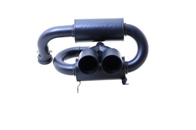 Gibson Performance Exhaust - 2025 Can-Am Maverick R, 4 Seat , Black Ceramic Stainless Steel Dual Tip Exhaust #98061