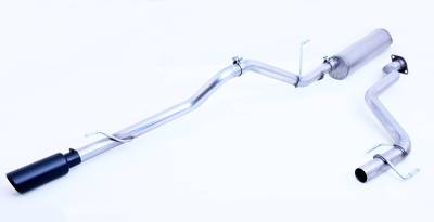 Gibson Performance Exhaust - 24-25 Toyota Tacoma 2.4L, Black Elite Single Cat-Back Performance Exhaust #618821B