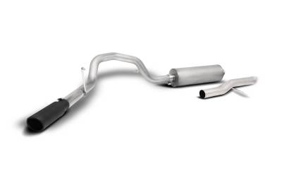 Gibson Performance Exhaust - 21-25 Suburban, Yukon XL 1500 5.3L, Black Elite Single Cat-Back Performance Exhaust #615639B