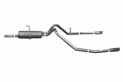 Gibson Performance Exhaust - 03-06 Toyota Tundra 3.4L-4.7L, Dual Split, Stainless Cat-Back Performance Exhaust #67400
