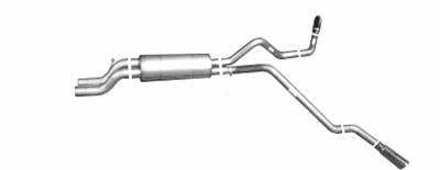 Gibson Performance Exhaust - 01-06 Silverado / Sierra 2500/3500  Pickup 6.0L, Dual Extreme, Stainless Cat-Back Performance Exhaust #65017