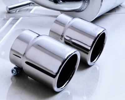 Gibson Performance Exhaust - Gibson Stainless Steel Replacement Exhaust Tip 2025–2026 Kawasaki Teryx H2 4-Seater UTV 500693