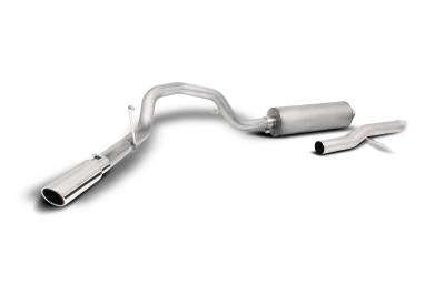 Gibson Performance Exhaust - Gibson Cat- Back Performance Exhaust  2020 - 2026 Silverado & Sierra 2500HD / 3500HD 6.6L Gas  - Single Stainless - 616518