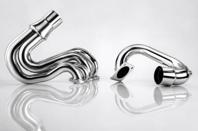 Gibson Performance Exhaust - Gibson Exhaust 2025 - 2026 Kawasaki Teryx H2 4Seater UTV Performance Exhaust System - Chrome Ceramic - 99011