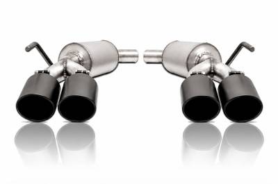 Gibson Performance Exhaust - Gibson Exhaust 2020 - 2026 Ford Explorer ST 3.0L Axle - Back Performance Exhaust - Dual Black - 619718B
