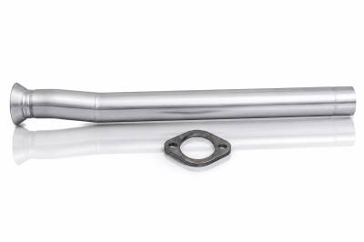 Gibson Performance Exhaust - Gibson Exhaust 2021 - 2026 Ford F - 150 5.0L Resonator Delete Pipe - Single Stainless - 619641