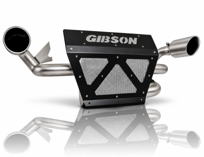 Gibson Performance Exhaust - Gibson 2018–2023 Polaris RZR XP Turbo – S UTV Performance Exhaust System – Dual Stainless | 98044
