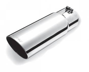 Gibson Exhaust Tips - Stainless Steel Tip - Single Wall Angle Tip