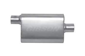 Gibson Performance Mufflers - CFT Superflow Muffler -Moderate Sound - Offset / Center
