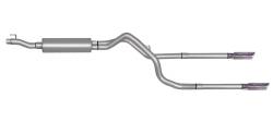 Gibson Performance Exhaust - Dual Split Exhaust,  Stainless, #66504 - Image 1