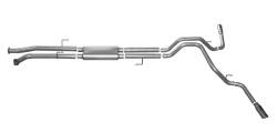 Gibson Performance Exhaust - 07-21 Toyota Tundra 4.6L-5.7L, Dual Extreme Exhaust,  Stainless, #67501 - Image 1