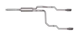Gibson Performance Exhaust - 87-96 Ford F150 4.9L-5.0L, Dual Split Exhaust,  Stainless - Image 1