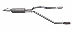 Gibson Performance Exhaust - 11-14 Ford F150 3.7L, Dual Split Exhaust,  Stainless - Image 1