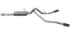 Gibson Performance Exhaust - 03-06 Toyota Tundra 3.4L-4.7L ,Black Elite Dual Extreme Exhaust,  Stainless - Image 1