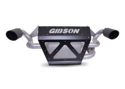 Gibson Performance Exhaust - 19-21 Polaris RZR XP Turbo, Dual Exhaust, Black Ceramic, #98043 - Image 1