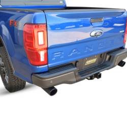Gibson Performance Exhaust - 19-23 Ford Ranger 2.3L, Black Elite Dual Split Exhaust, Stainless - Image 1