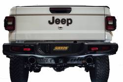 Gibson Performance Exhaust - 20-22 Jeep Gladiator 3.6L,Black Elite Cat-Back Dual Split Exhaust,  Stainless, #617410B - Image 2
