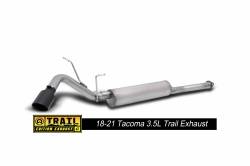 Gibson Performance Exhaust - 16-23 Tacoma 3.5L ,Black Elite Trail Exhaust,  Stainless+B505 - Image 1