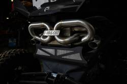 Gibson Performance Exhaust - 17-23 Can-Am Maverick X3 Turbo,  304 Stainless Steel X-Exhaust - Image 7