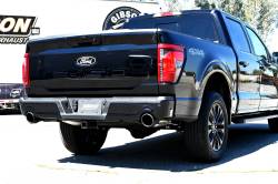 Gibson Performance Exhaust - 2024 Ford F150 5.0L ,Black Elite Split Rear Exhaust, Stainless - Image 3