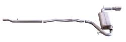 Gibson Performance Exhaust - 07-13 Jeep Patriot 2.4L, Single Aluminized Cat-Back Performance Exhaust #17406 - Image 1