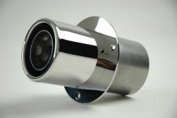 Gibson Performance Exhaust - 4-inch Inlet, Power Tip Muffler, Transom Mount #310003 - Image 1